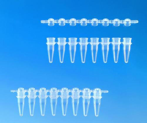 [9409374] Strips, 8 PCR-rör, klar u/lock, 125 st., 0,2 ml