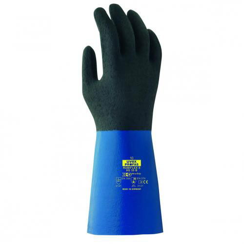 Kemikaliehandskar, uvex rubiflex S XG35B, strl. 11