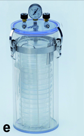 Anaerob behållare, "crystal", PC, 3 L