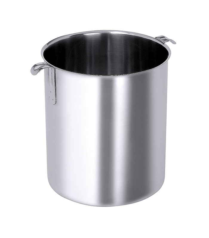 Homog.behållare, SS, utan lock, 1000 ml