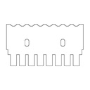 [9584655] Kam, 8 prover, 1 mm tjock