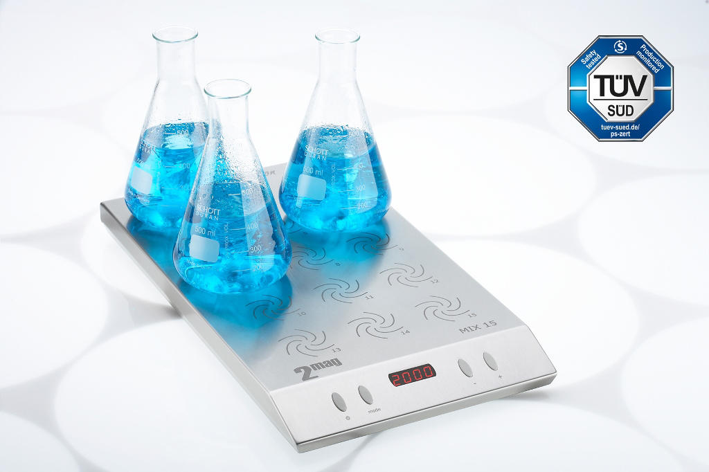 Magnetomrörare, 2mag MIX 15 multipunkt, 15 x 250 ml