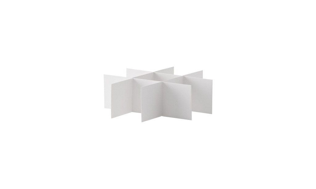 Rutnätsinsats, TENAK, 133 x 133 mm, 40 mm hög, 7 x 7