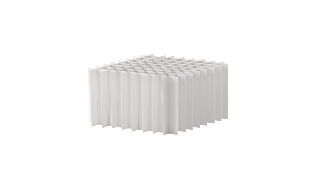 Rutnätsinsats, TENAK, 133 x 133 mm, 65 mm hög, 8 x 8