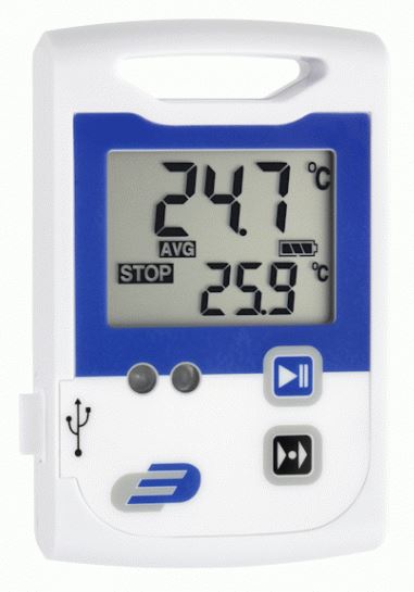 Temperature data logger -200...450°C, IP 65