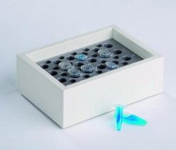 Block BM20 till cylindriska teströr, 24 x 2,0 ml