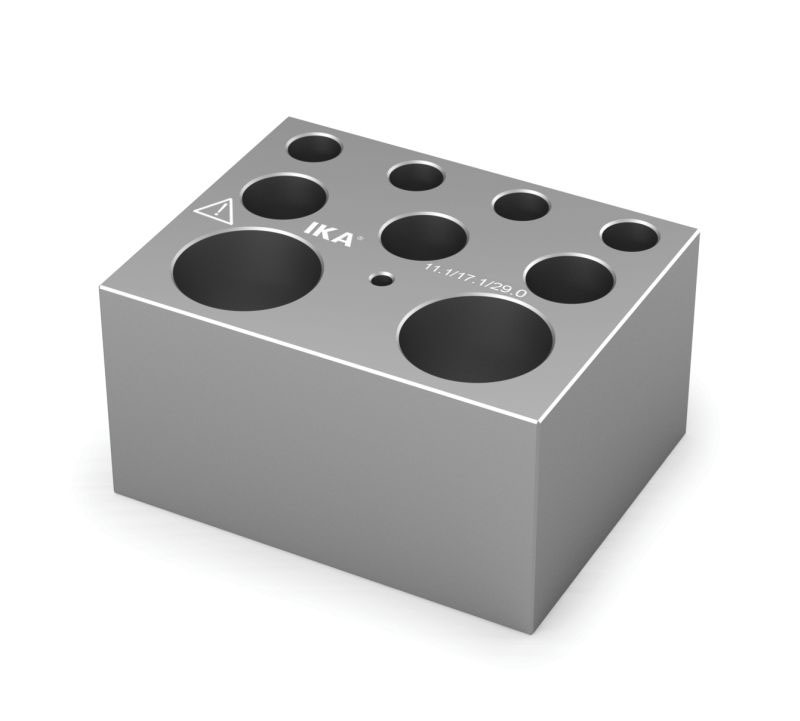IKA aluminiumblock, 4 x 1,5 ml/3 x 15 ml/2 x 50 ml