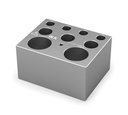 [9816816] IKA aluminiumblock, 4 x 1,5 ml/3 x 15 ml/2 x 50 ml