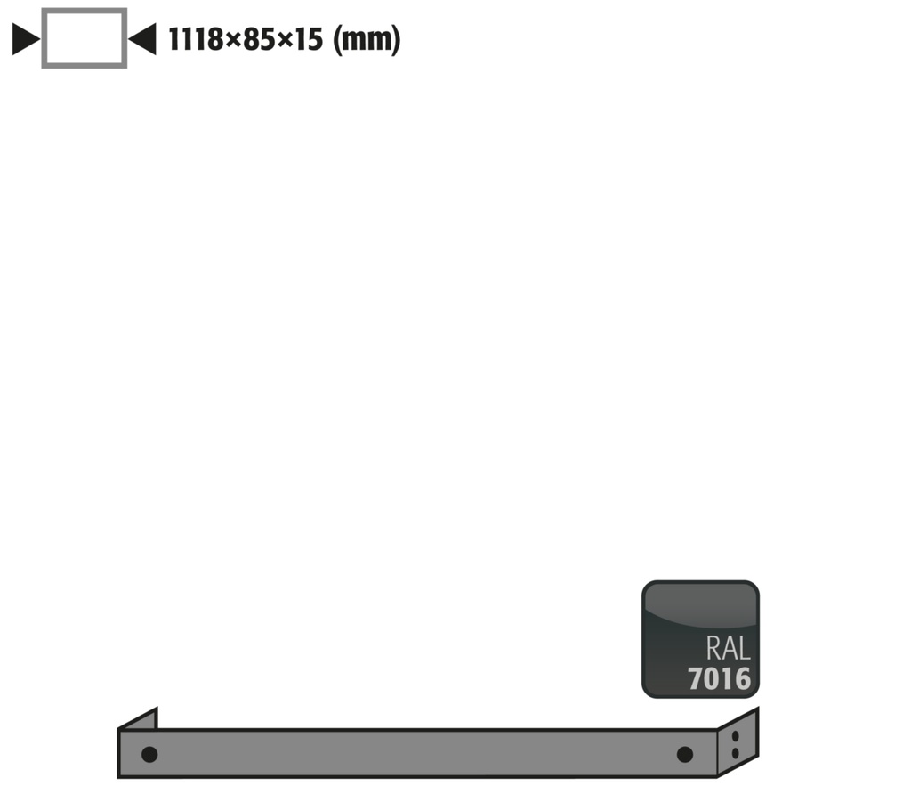 [9840717] Bottenskydd, till Asecos Q90-serie bredd 120 cm