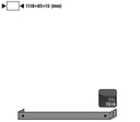 [9840717] Bottenskydd, till Asecos Q90-serie bredd 120 cm