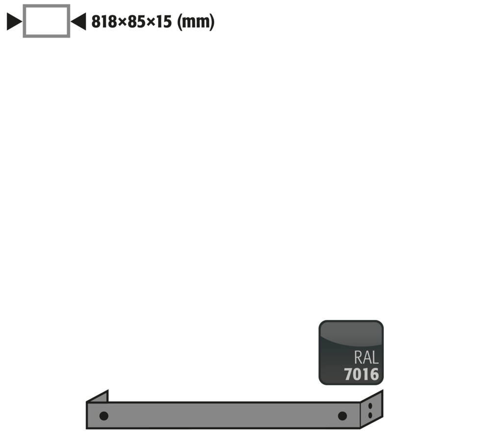 [9840718] Bottenskydd, till Asecos Q90-serie bredd 90 cm