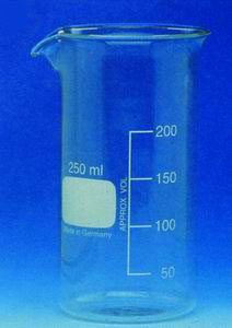 Bägarglas, hög form med pip, 2000 ml