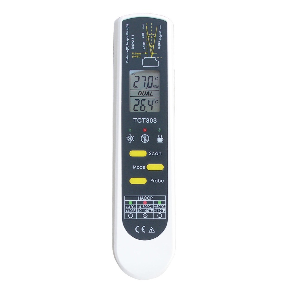 IR termometer med insticksgivare, DualTemp PRO -33-250°C