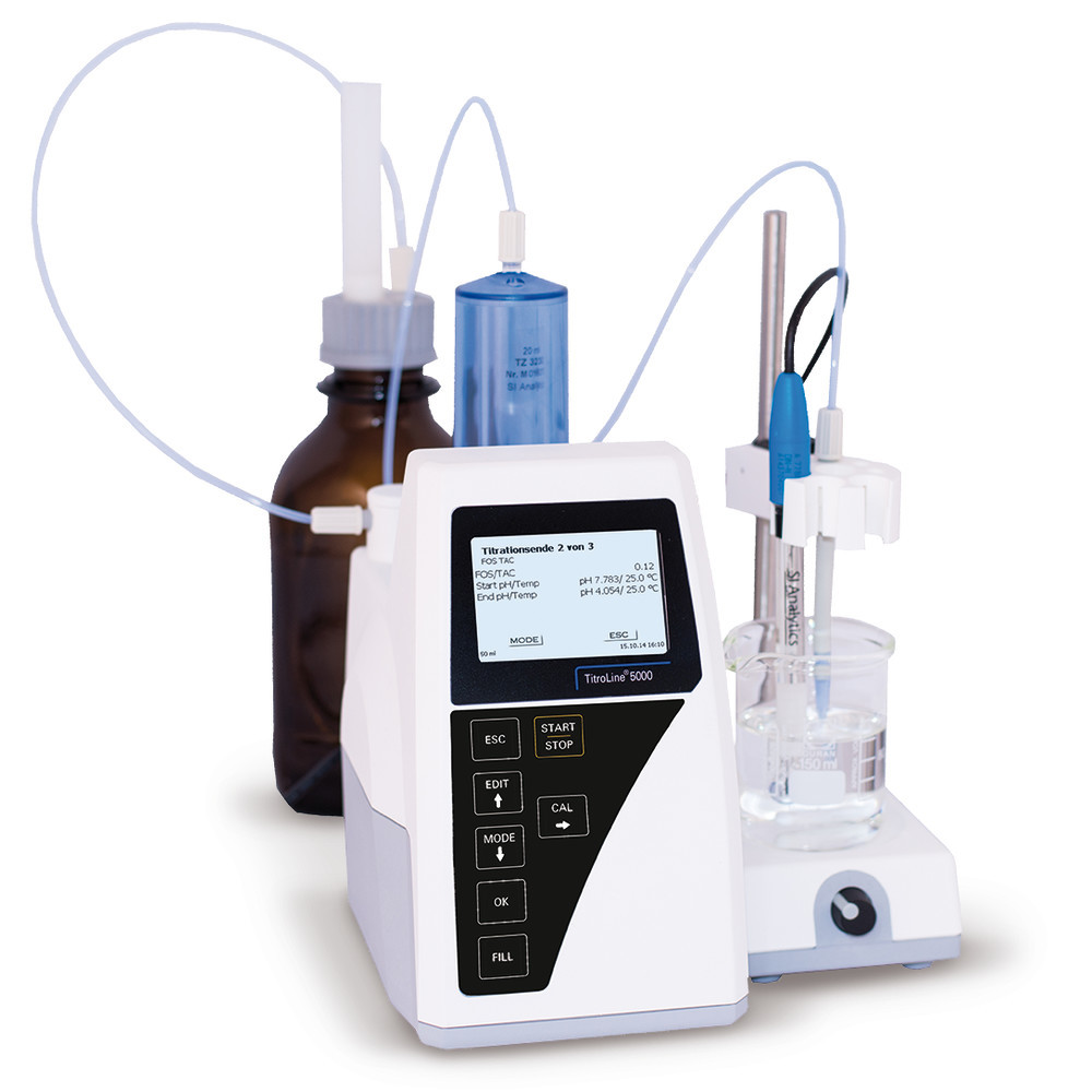 Automatisk titrator, SI Analytics TitroLine 5000/50 M2, 50 mL