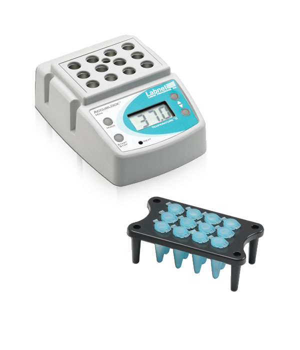 Labnet digital blocktermostat till 12 x 1,5 ml rör
