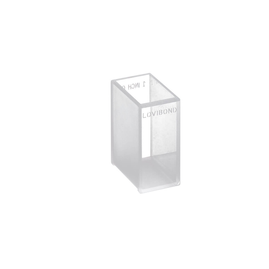 Kyvett, optiskt glas, Lovibond W600/OG/1", 1 tum