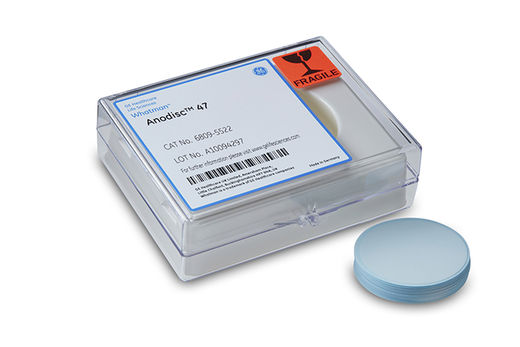 Membranfilter, Whatman Anodisc, Anopore, Ø13, 0,1 µm, 100 st.