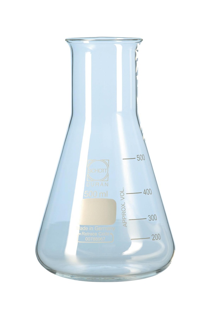 Erlenmeyerkolv med vid hals, DURAN, 50 ml