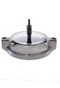 [2363103] Våtsikt plexiglas lock m/2 spraydysor, Ø200 mm/8"