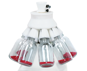 Rotorhuvud, POM plast, 1:8 delning, inkl 500 ml fl