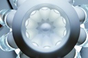 [2363127] Rotorhuvud, POM plast, 1:10 deling, inkl 250 ml fl