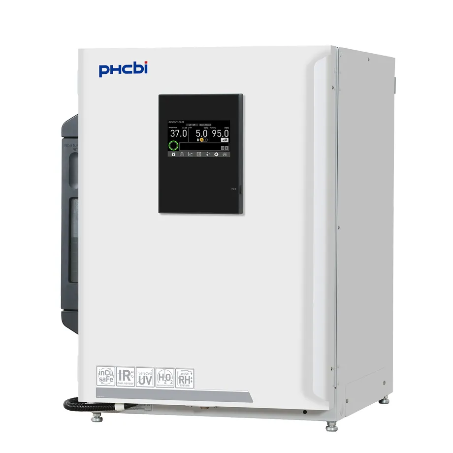 CO2 inkubator, PHCbi MCO-173/UV/H2O2, aktiv fukt, 50°C, 165 liter
