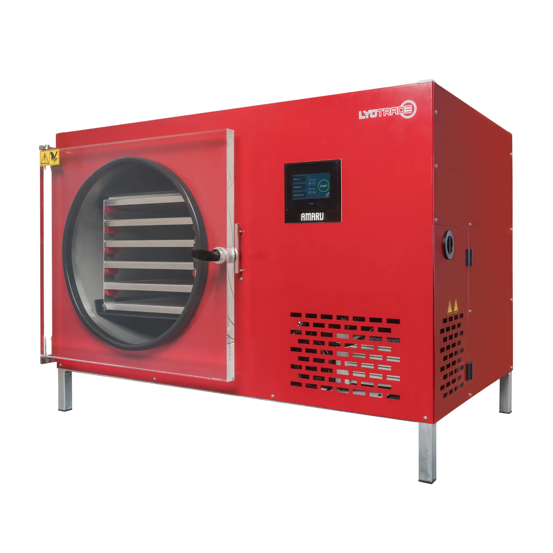 Single-unit freeze dryers, 10 kg, 5 shelfs, -40 °C