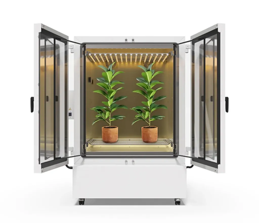 Växtskåp, Binder KBF-serie med LED-växtbelysning och fuktighetsreglering, 15/50°C