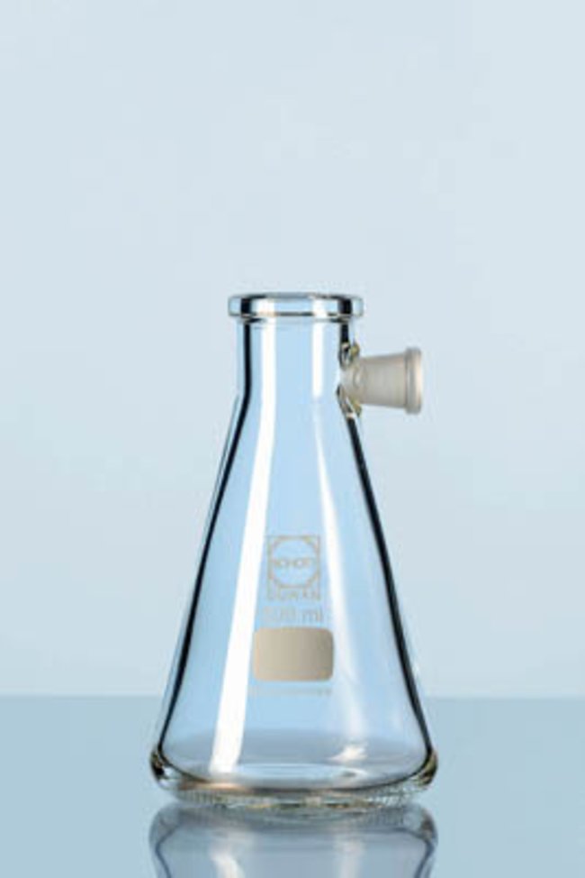 Filtrerkolv med tubus, konisk form, 500 ml