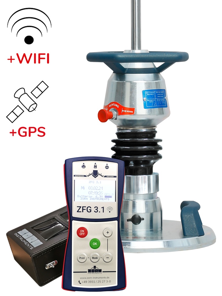 Light Weight Deflectometer ZORN ZFG 3.1, Wi-Fi + GPS,15 kg