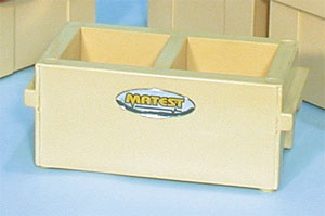 Plast kubform, 10 x 10 cm, 2-gångsform, C232