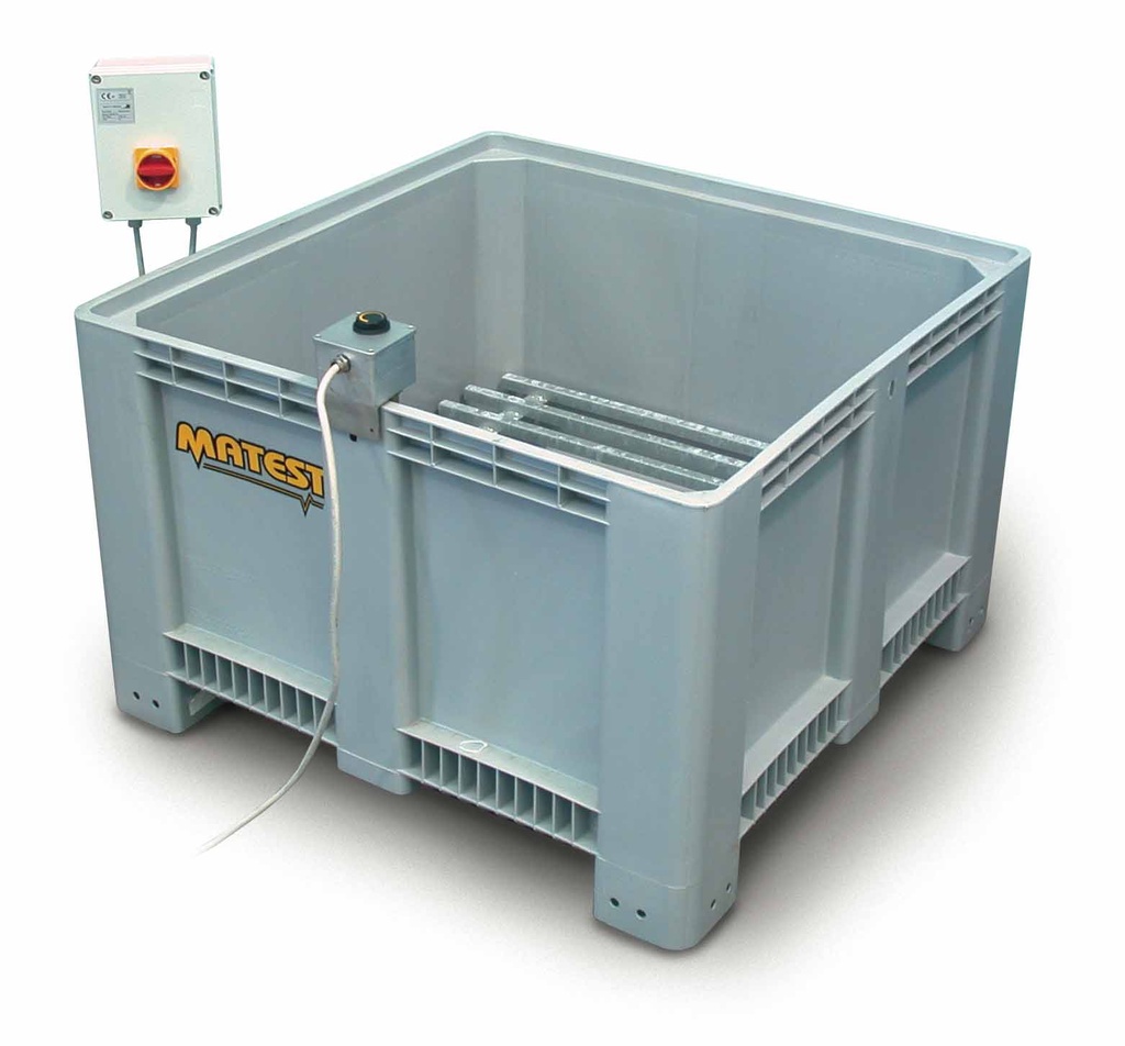 Lagringskärl, PE, 650 liter med botten rack