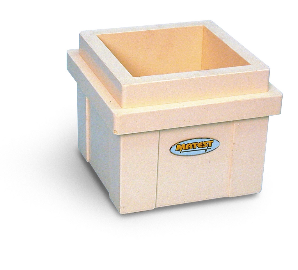 Betongform, standardkub, plast, 150 mm, ett rum