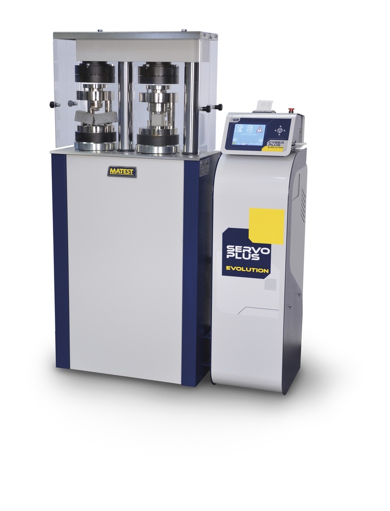 Tryck-/böjprovpress E181N, 250/15KN, dubbelcyl.