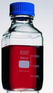 BlueCap flaska, fyrkantig med blått lock, 250 ml