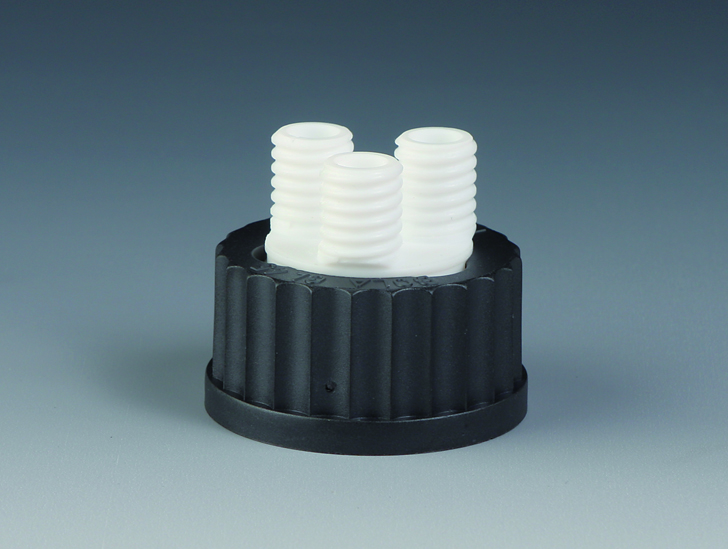[1175603] Fördelarlock till HPLC, Bohlender, PPS/PTFE, GL 45, 3 x GL 14