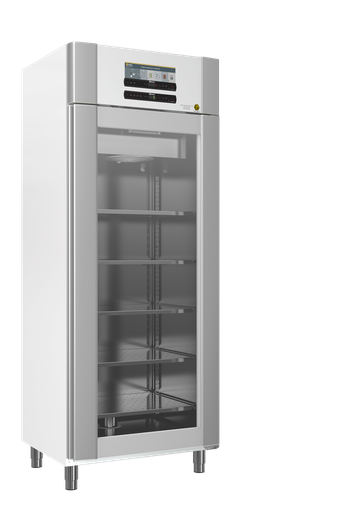 Kylskåp, GRAM ExGuard ER600W, -2/+20°C, 614L, glasdörr, 5 hyllor, vit